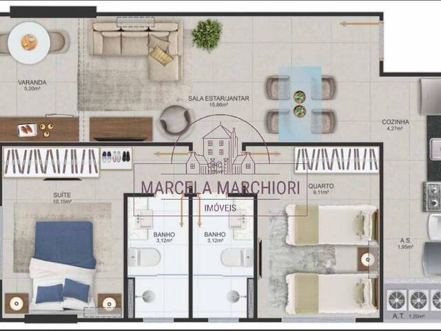 #1750 - Apartamento para Venda em Vila Velha - ES - 2